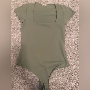 Free people Olive Green body suite